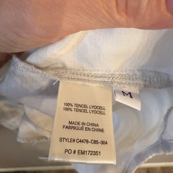 Cloth and Stone Anthropologie Water Color Button Down Blouse Medium - Picture 6 of 7